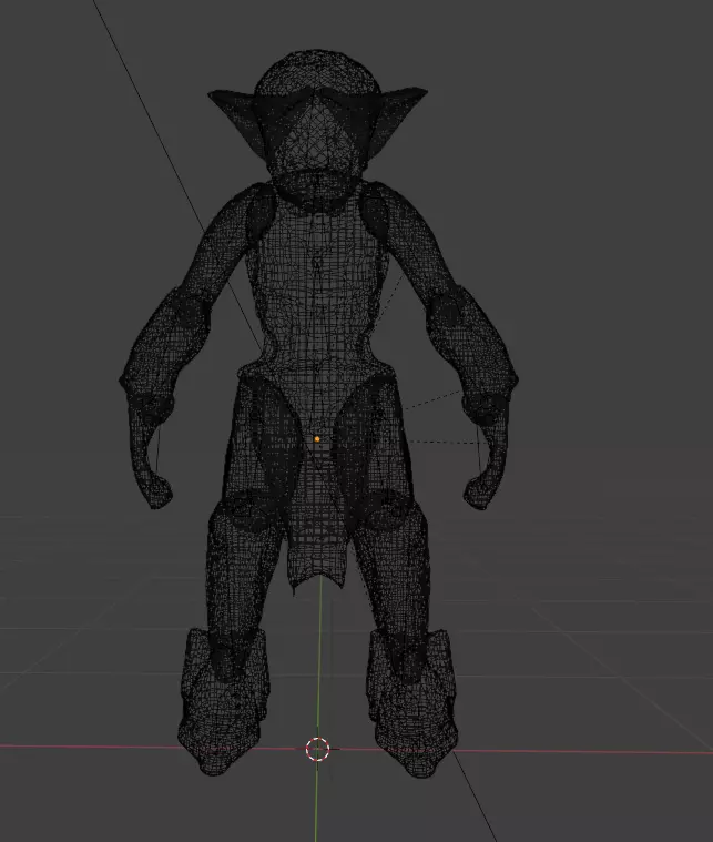 PS1 Style Orc 3D model_0