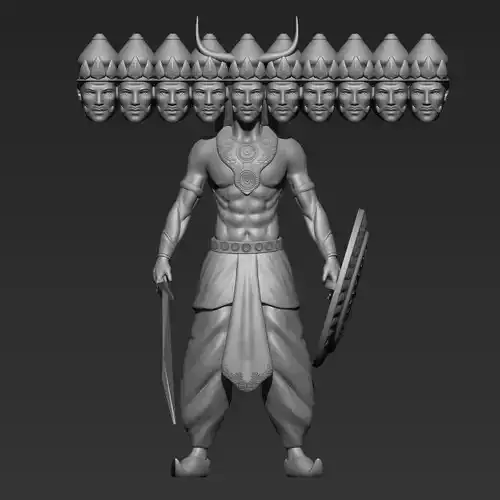 Ravan Realistic 3D Printable Model 