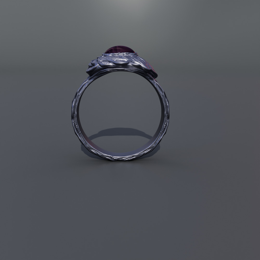Dark souls - Tiny being s ring 3D print model_12