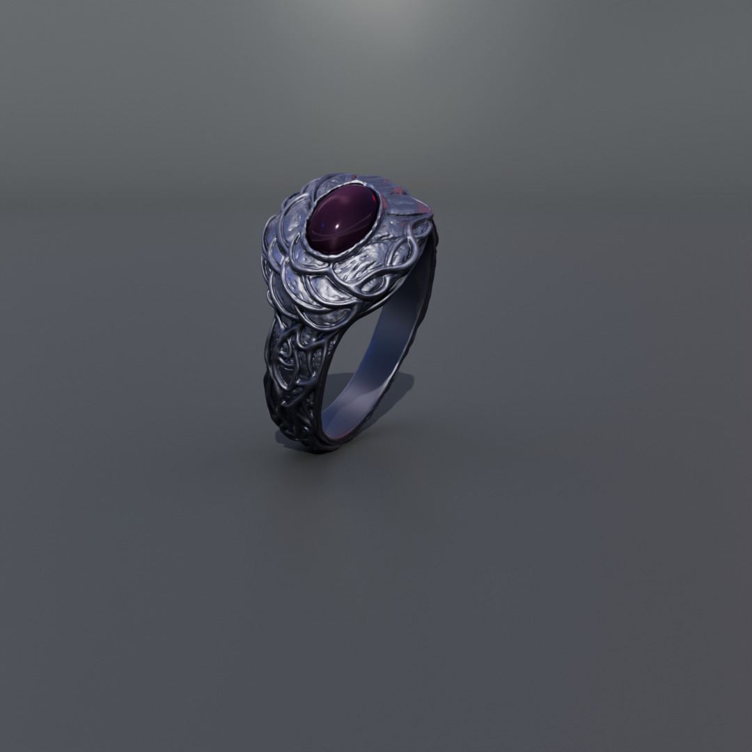 Dark souls - Tiny being s ring 3D print model_2