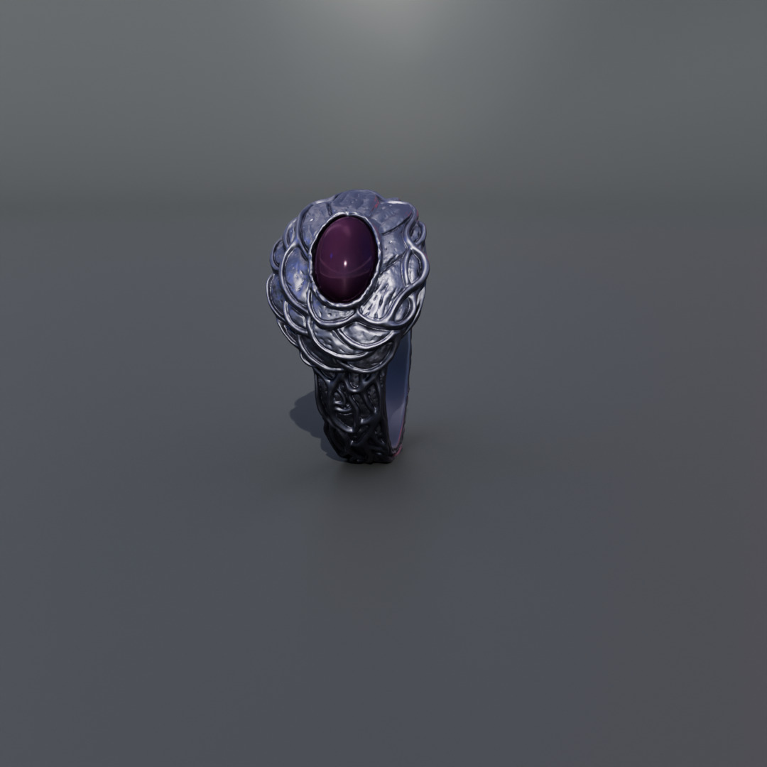 Dark souls - Tiny being s ring 3D print model_7