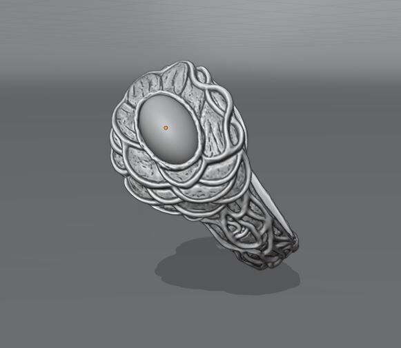 Dark souls - Tiny being s ring 3D print model_16