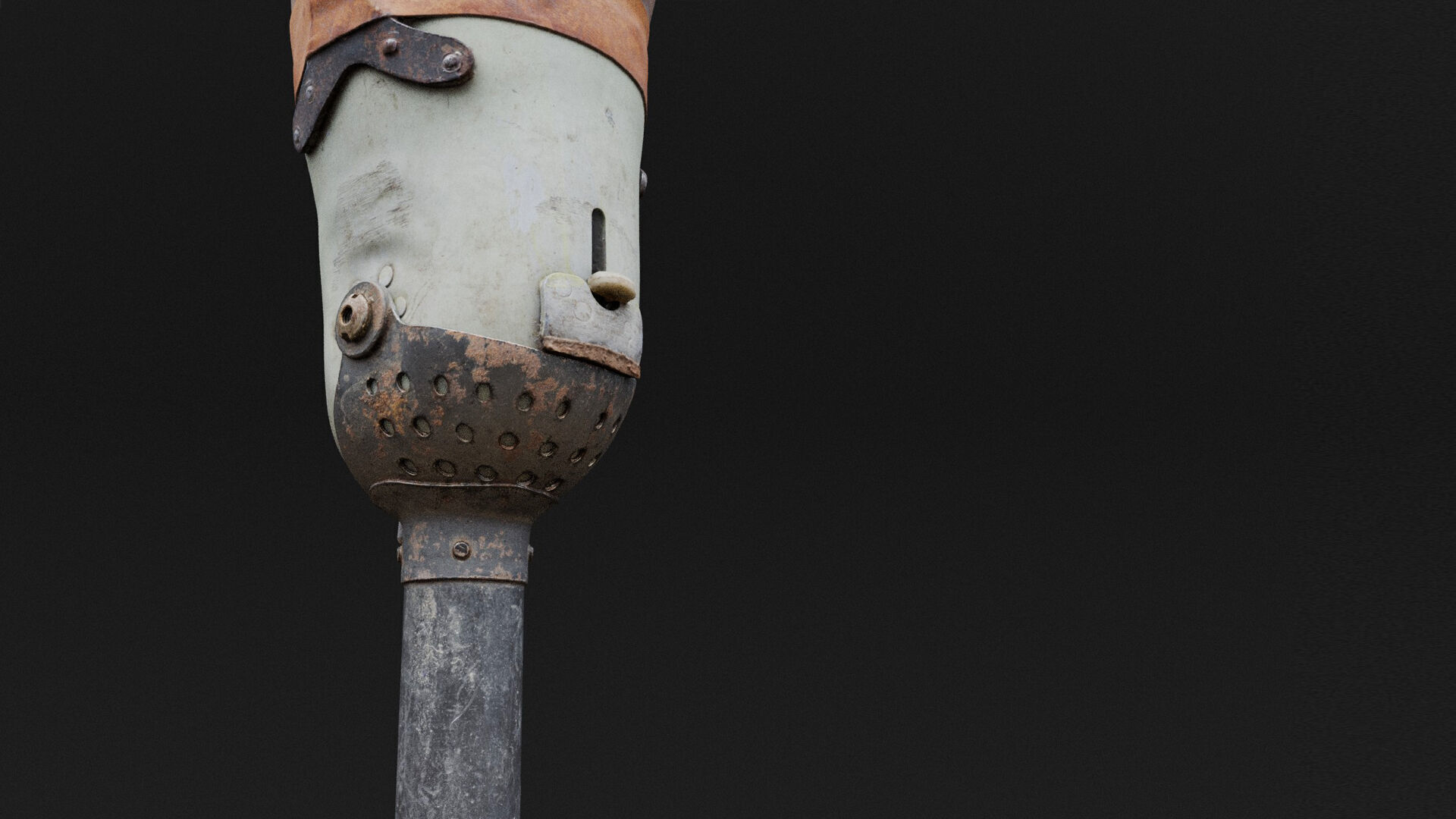 Prosthesis Prototype Old Low-poly 3D model_4