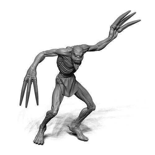 The Rake - Cursed Slasher 3D print model