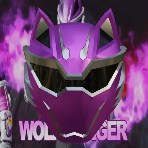 Violet Wolf Ranger 3D print model_0