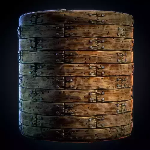 Wood Planks stylized - VOL 10 - SBsar - Maps