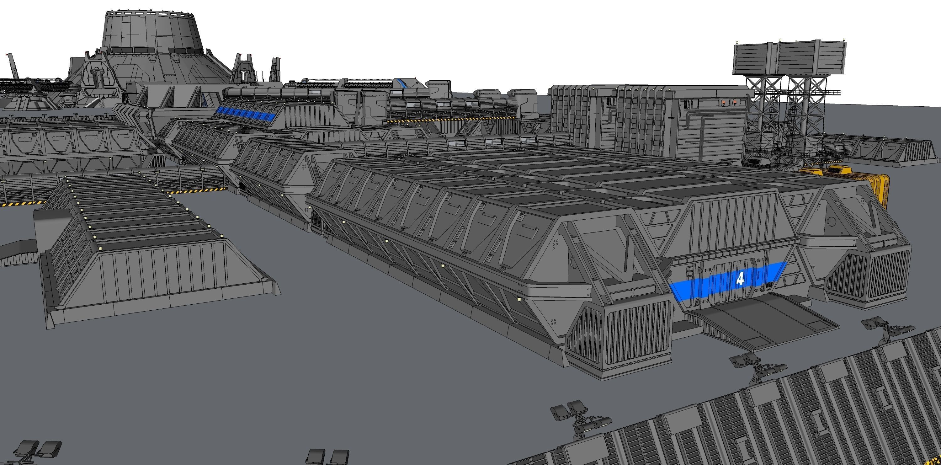 Lv-426 Colonial Hadleys Hope 3D model_10