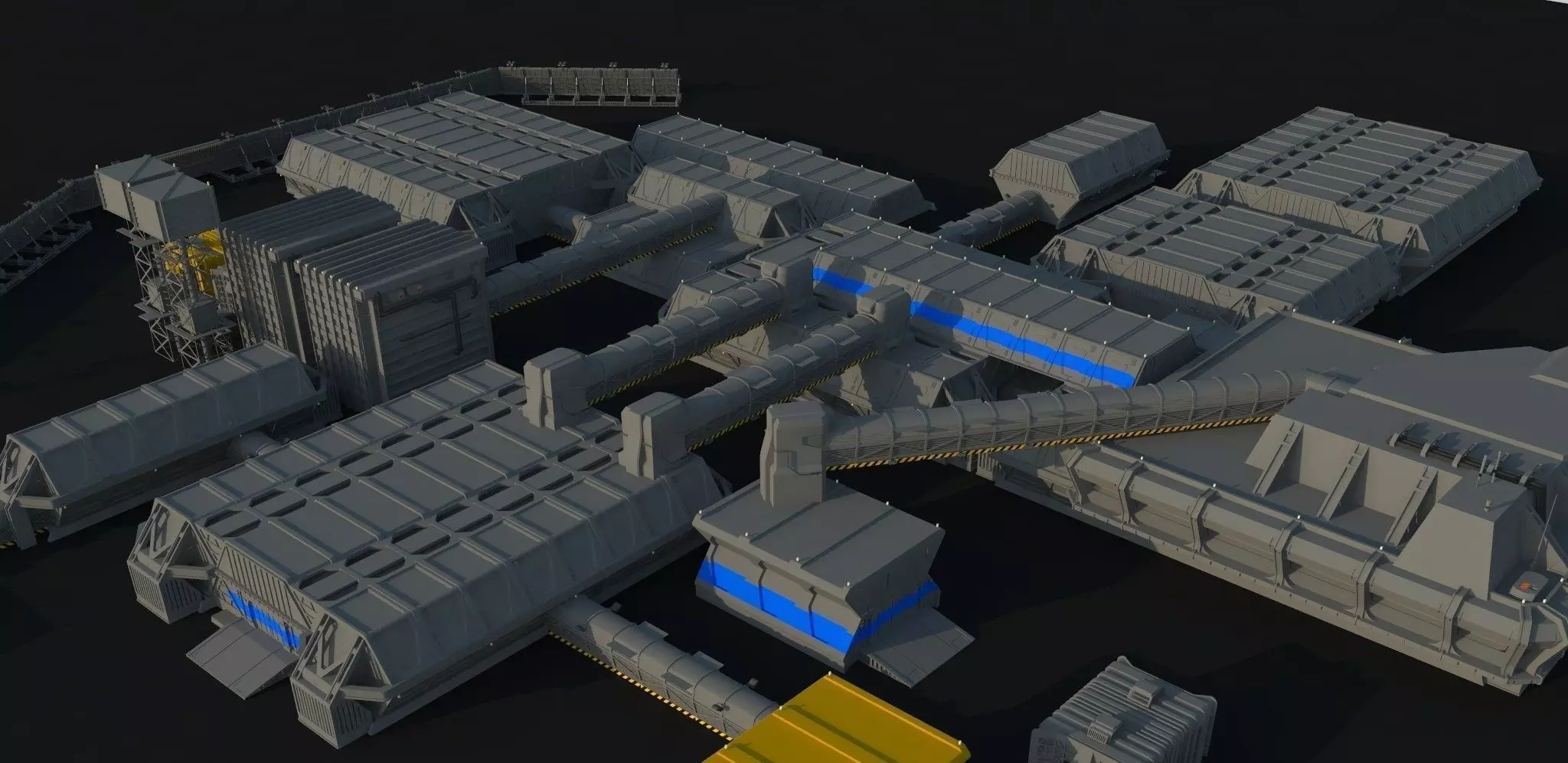 Lv-426 Colonial Hadleys Hope 3D model_0