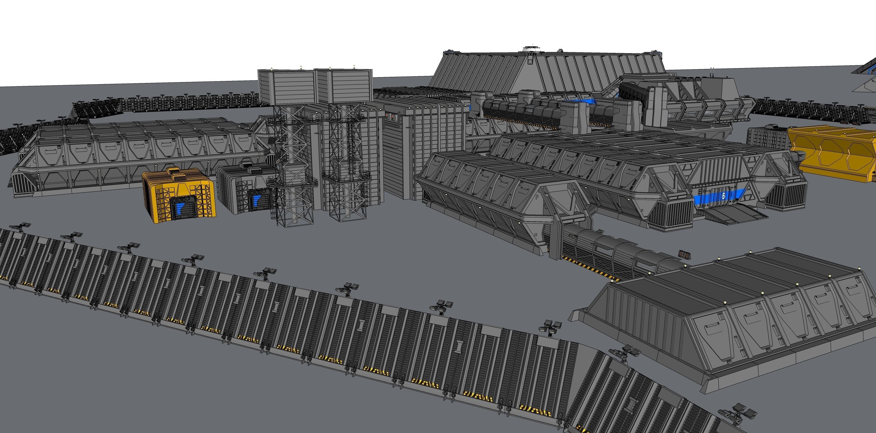 Lv-426 Colonial Hadleys Hope 3D model_13