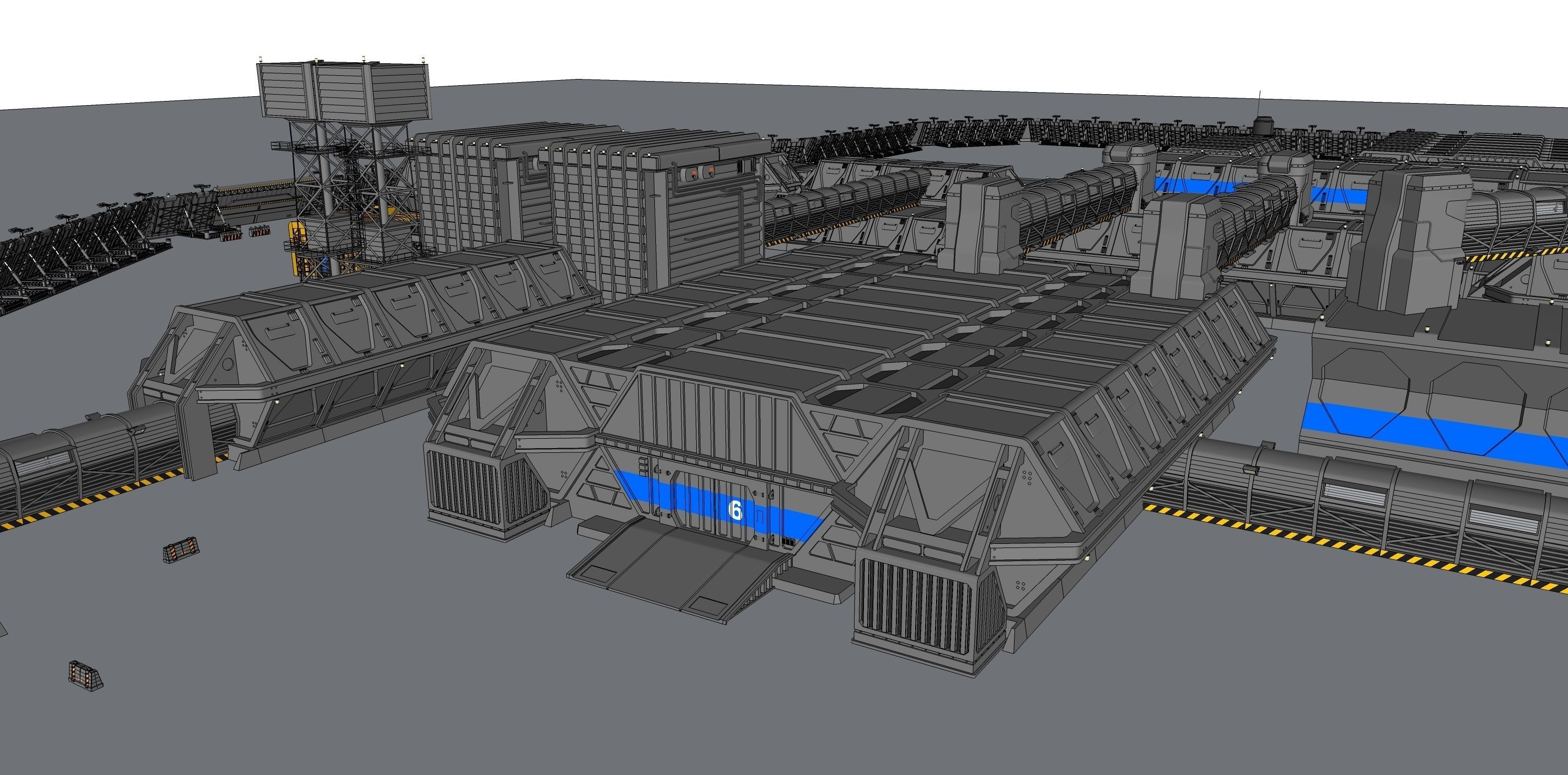 Lv-426 Colonial Hadleys Hope 3D model_14