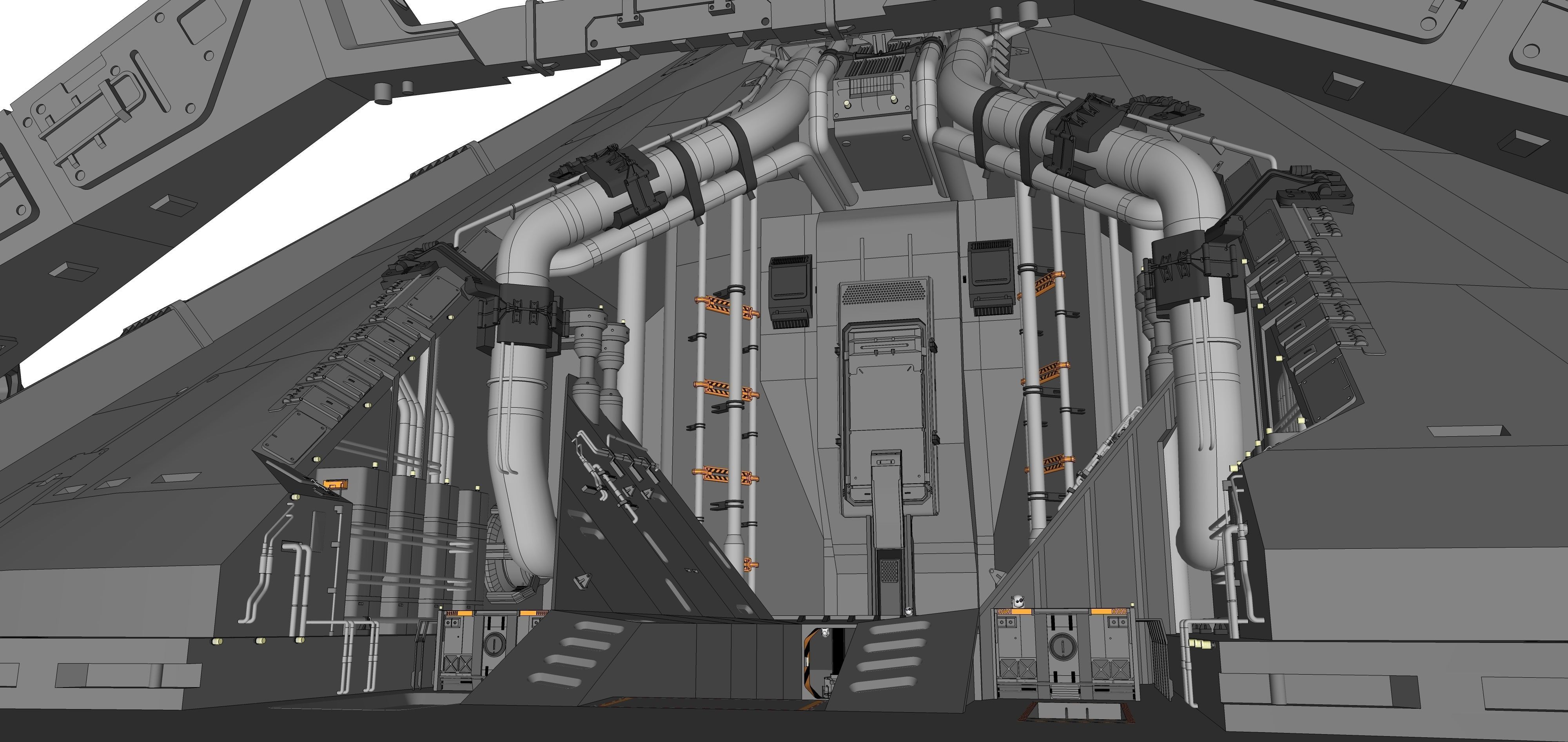 Lv-426 Colonial Hadleys Hope 3D model_8