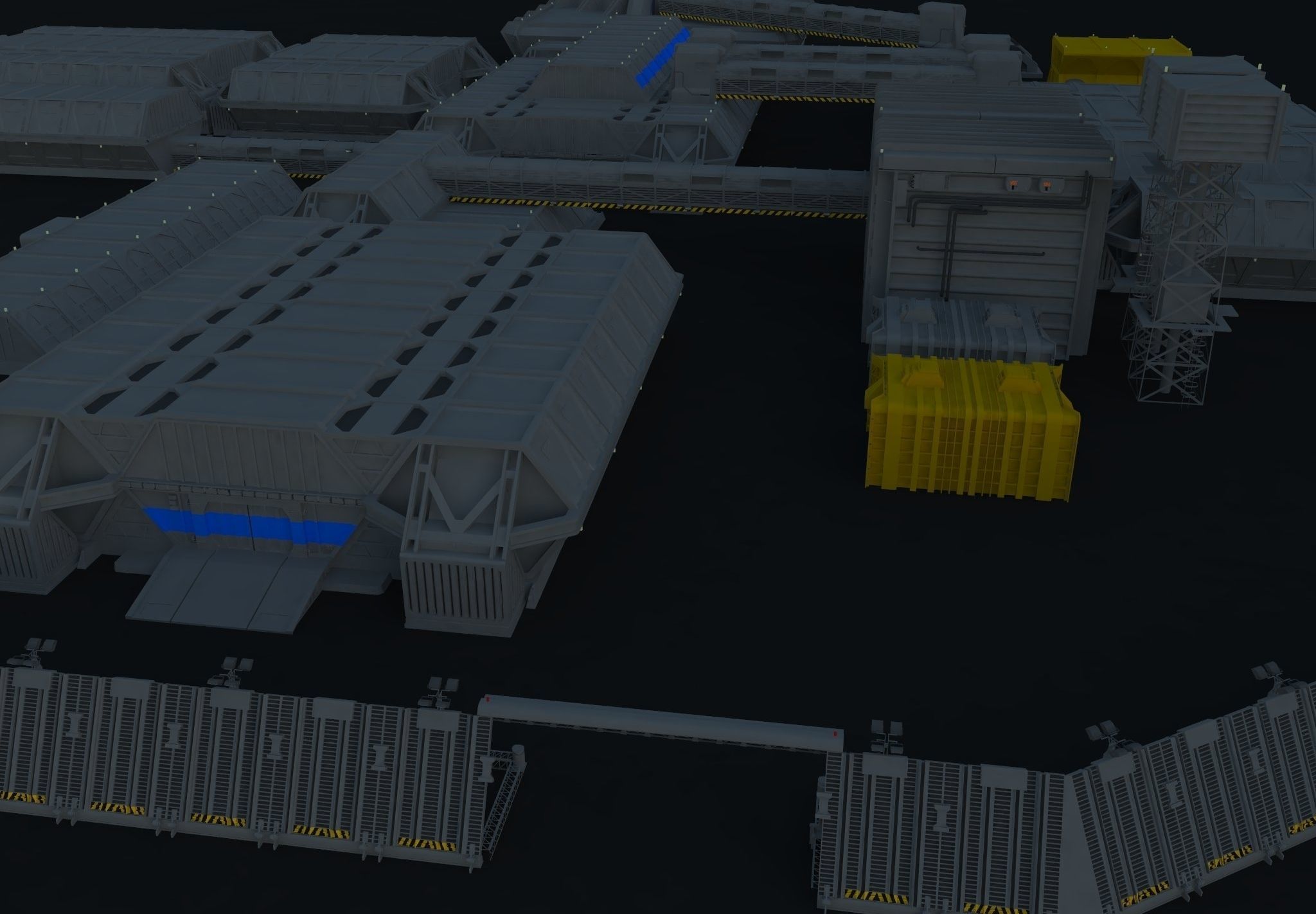 Lv-426 Colonial Hadleys Hope 3D model_1