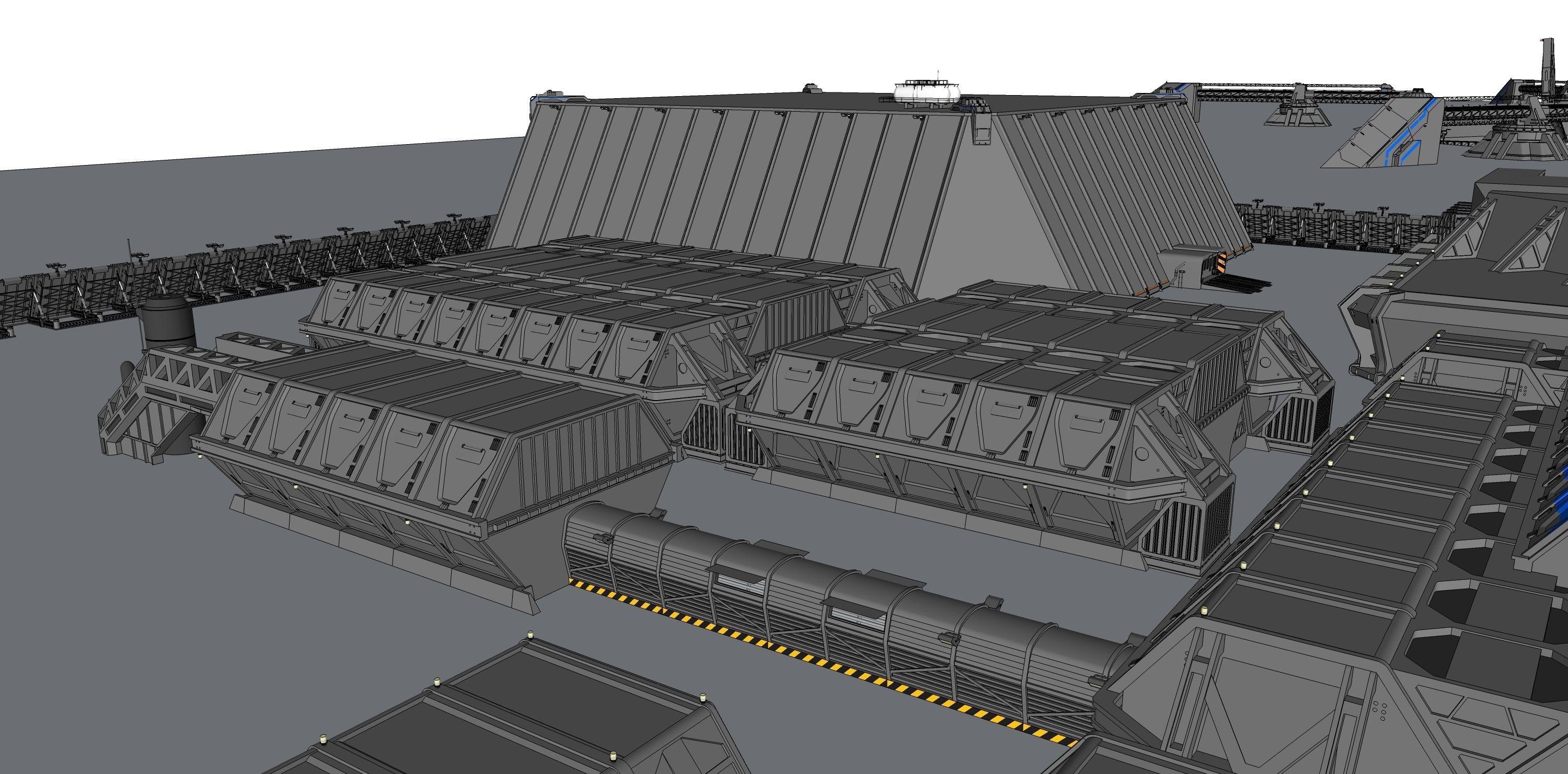 Lv-426 Colonial Hadleys Hope 3D model_12
