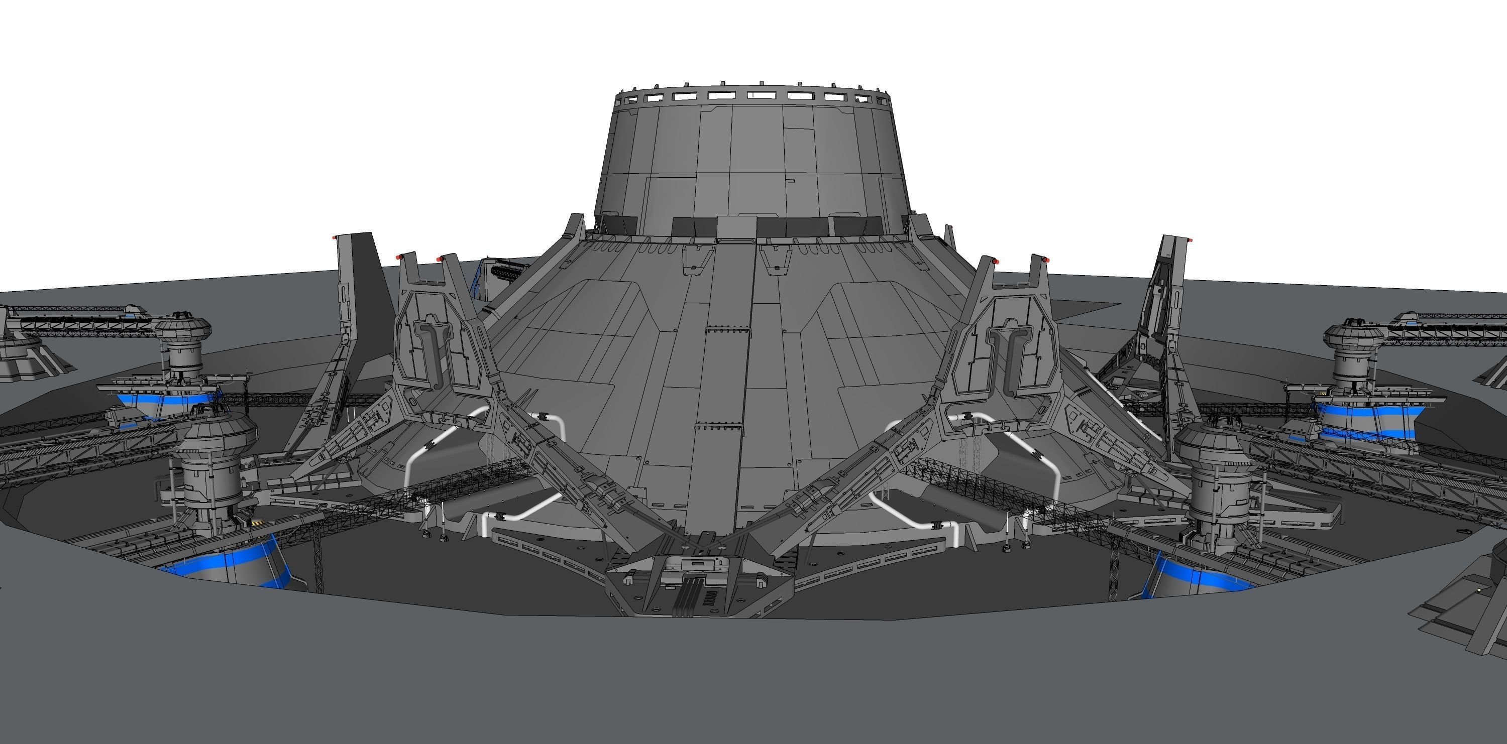 Lv-426 Colonial Hadleys Hope 3D model_24