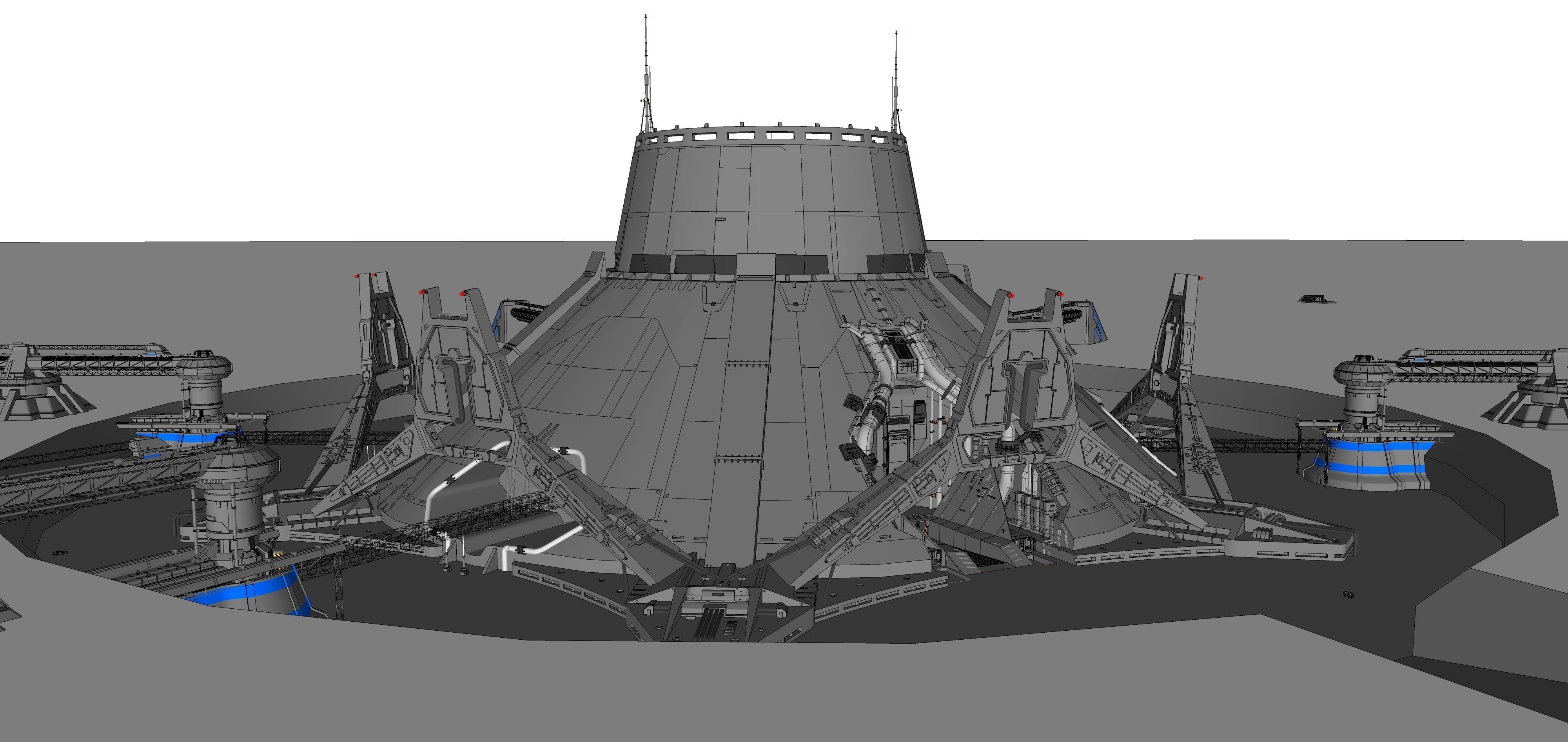 Lv-426 Colonial Hadleys Hope 3D model_15