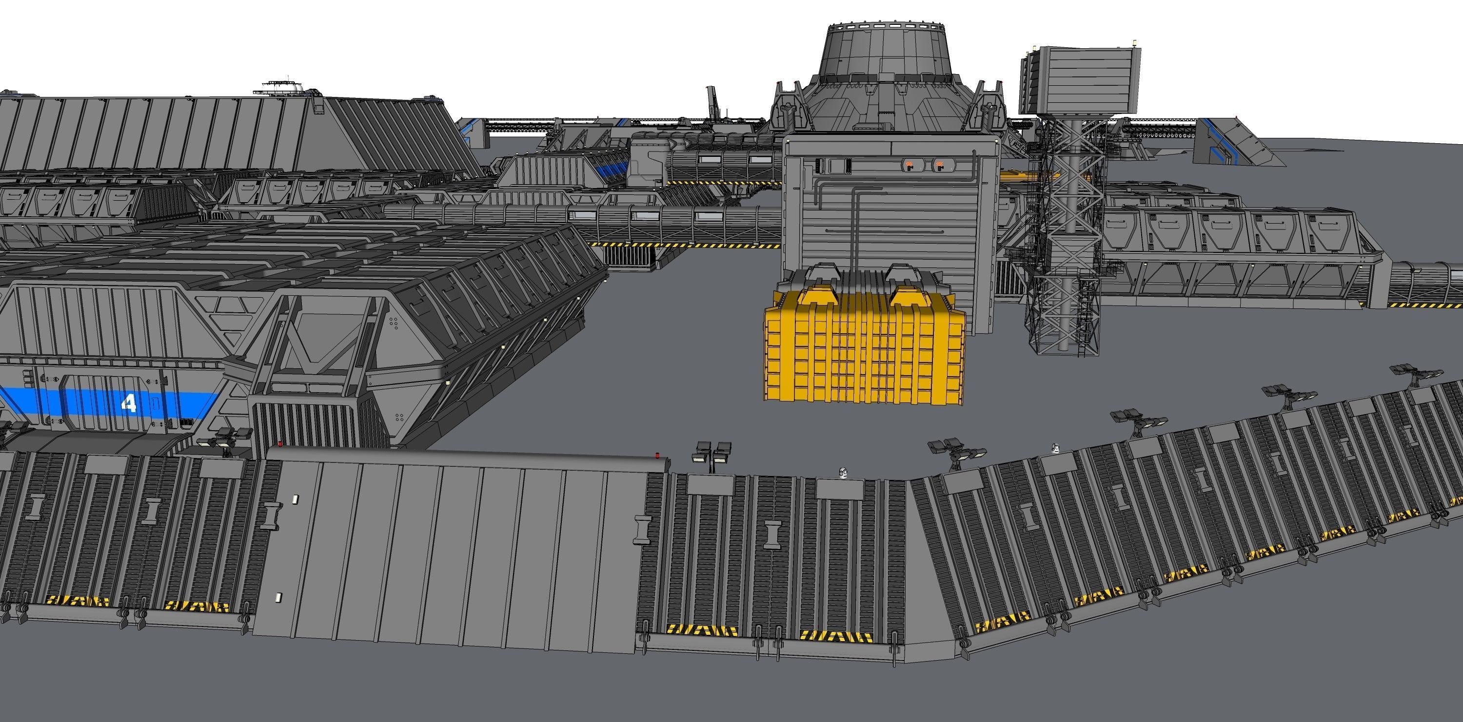 Lv-426 Colonial Hadleys Hope 3D model_34