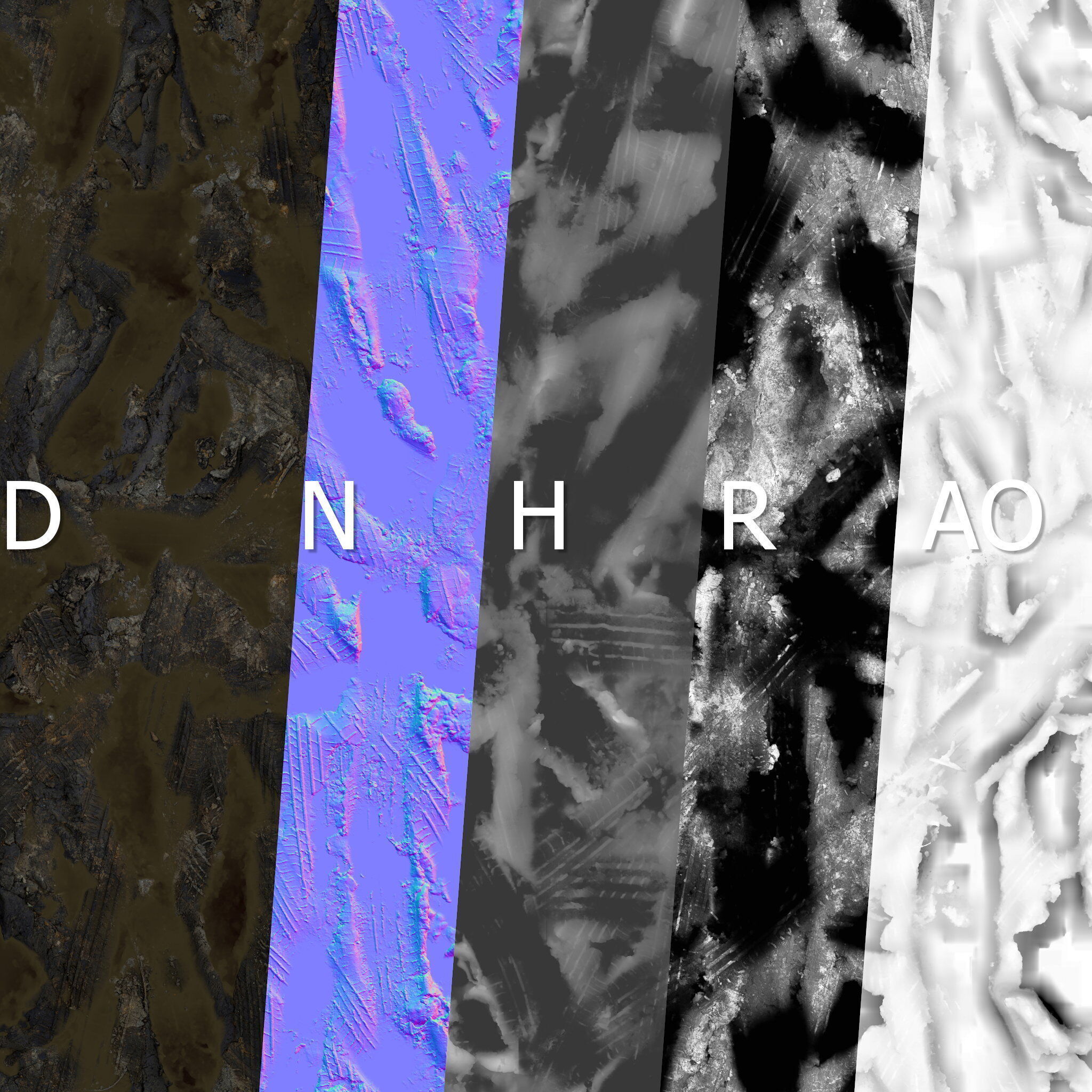 Wet Mud Puddle material 06 Texture_14