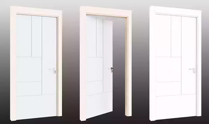 Door 11 Free low-poly 3D model