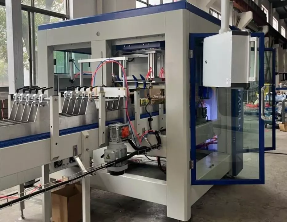 Robotic Grab Type Carton Packing Machine for Bottles and Cans 3D model_0
