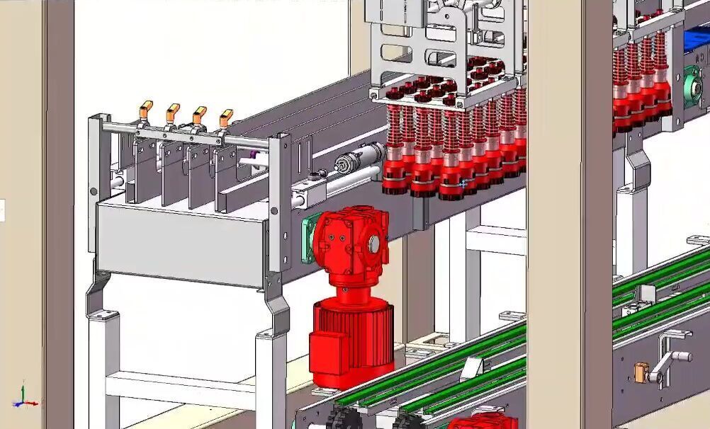 Robotic Grab Type Carton Packing Machine for Bottles and Cans 3D model_2
