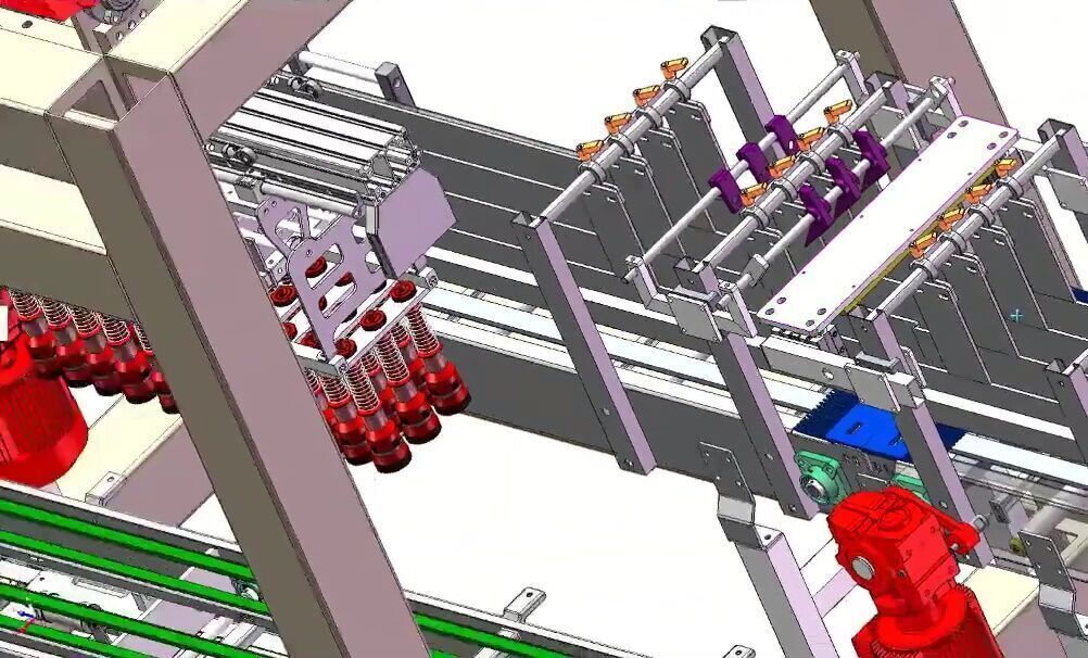 Robotic Grab Type Carton Packing Machine for Bottles and Cans 3D model_9