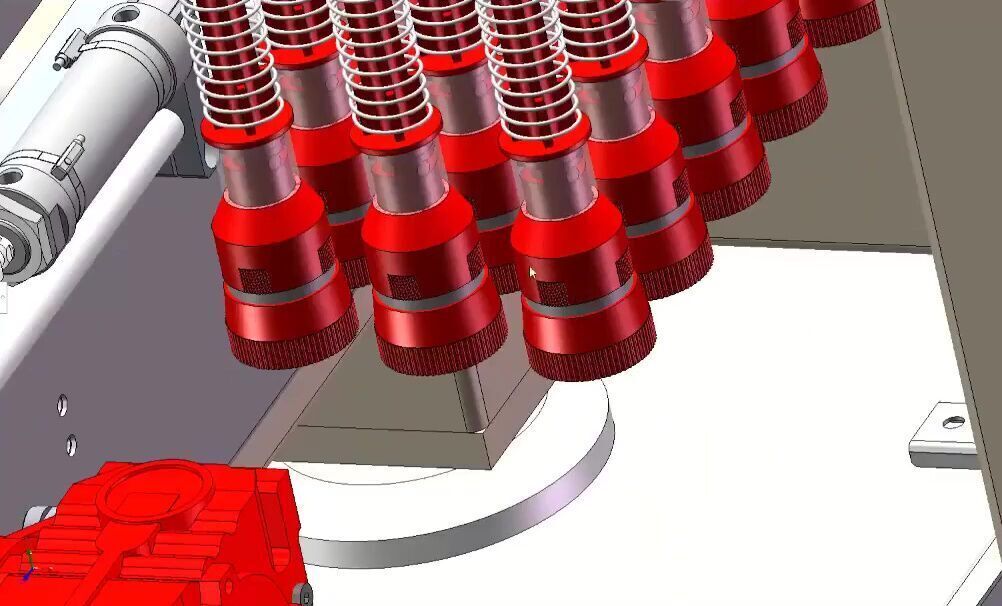 Robotic Grab Type Carton Packing Machine for Bottles and Cans 3D model_20