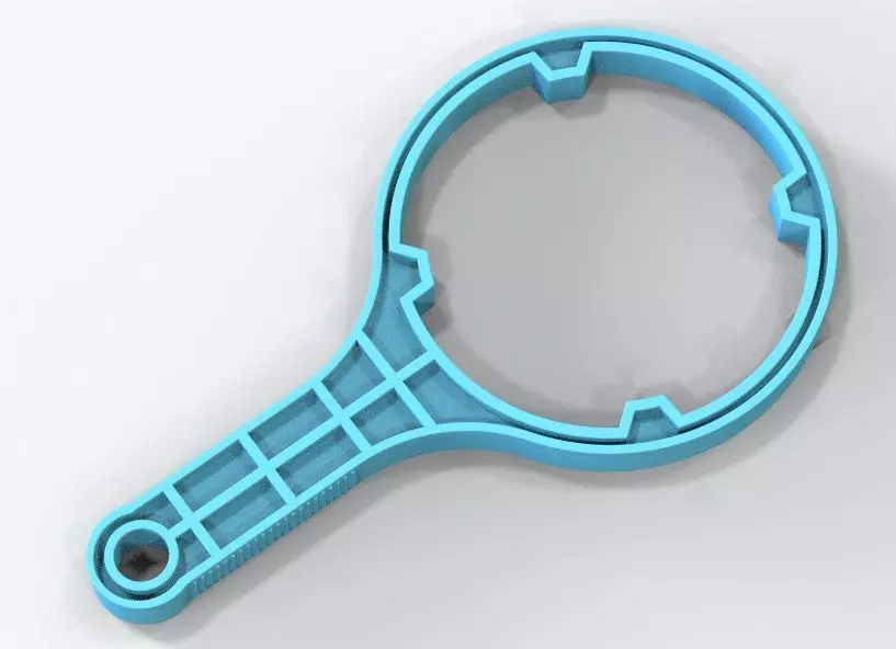 Water Filter Wrench 4 Inches 3D print model