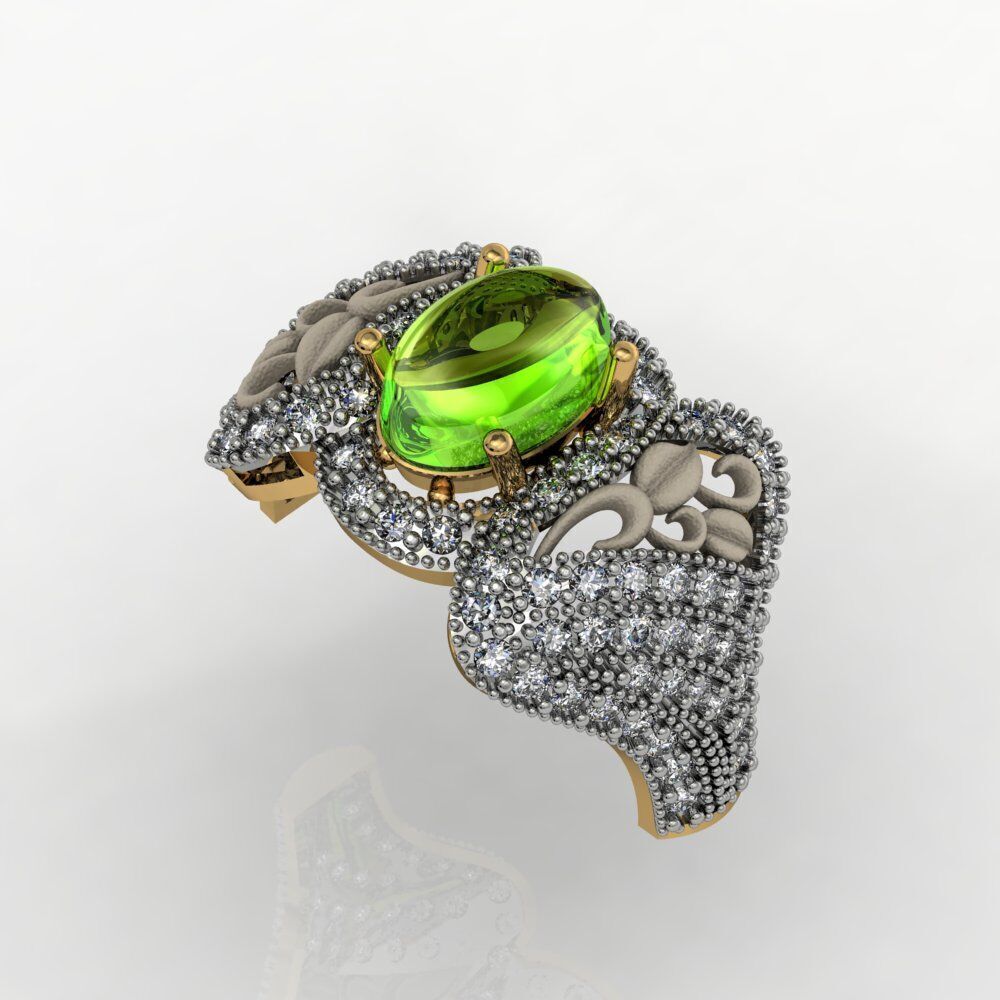 Ladies Diamond rings collection 3D print model_43