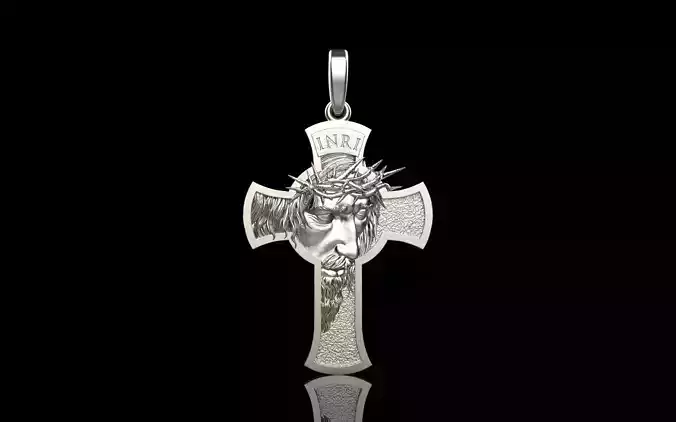Jesus  cross model 1340 3D print model