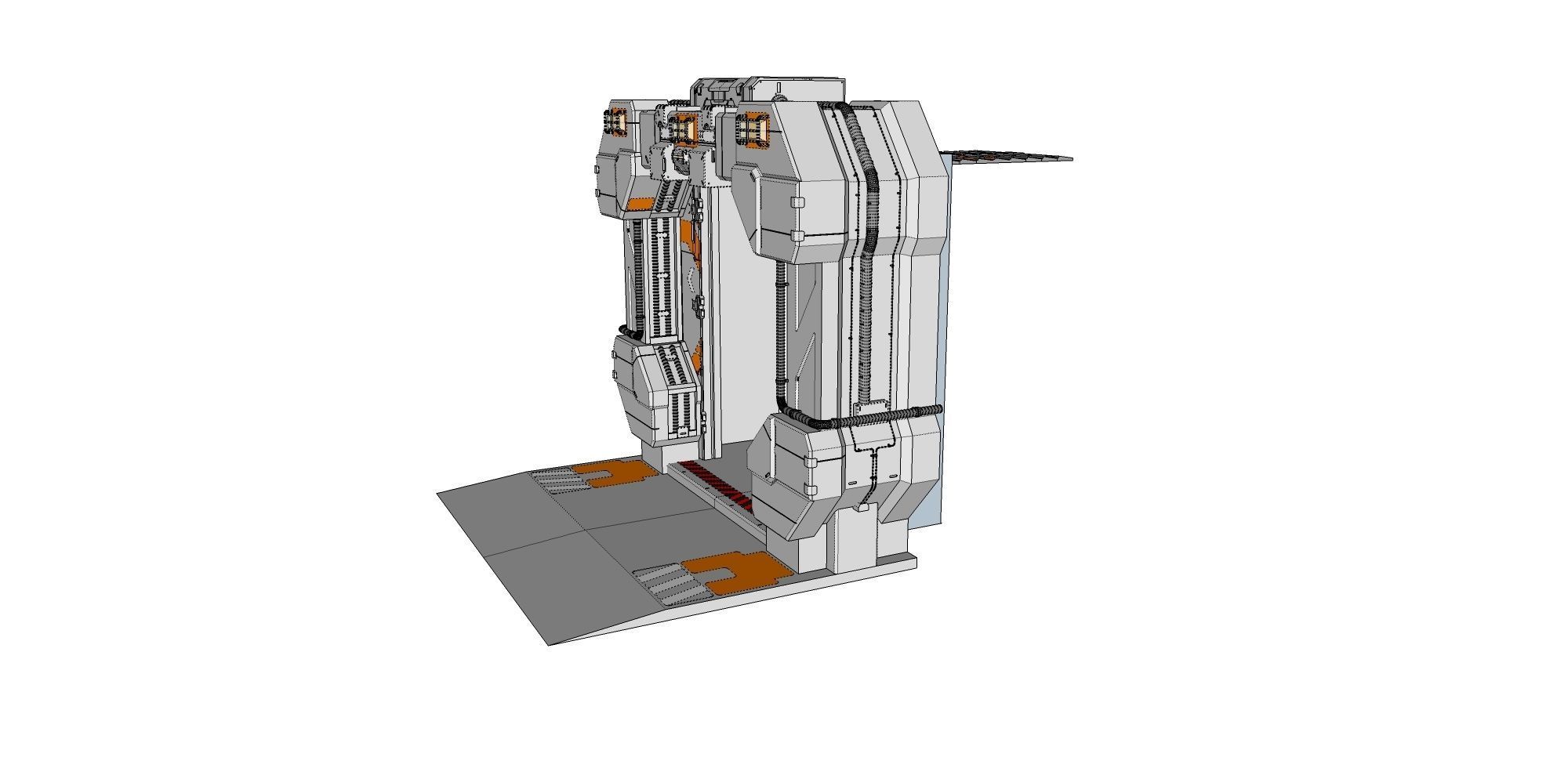 sci fi door 10 3D model_21