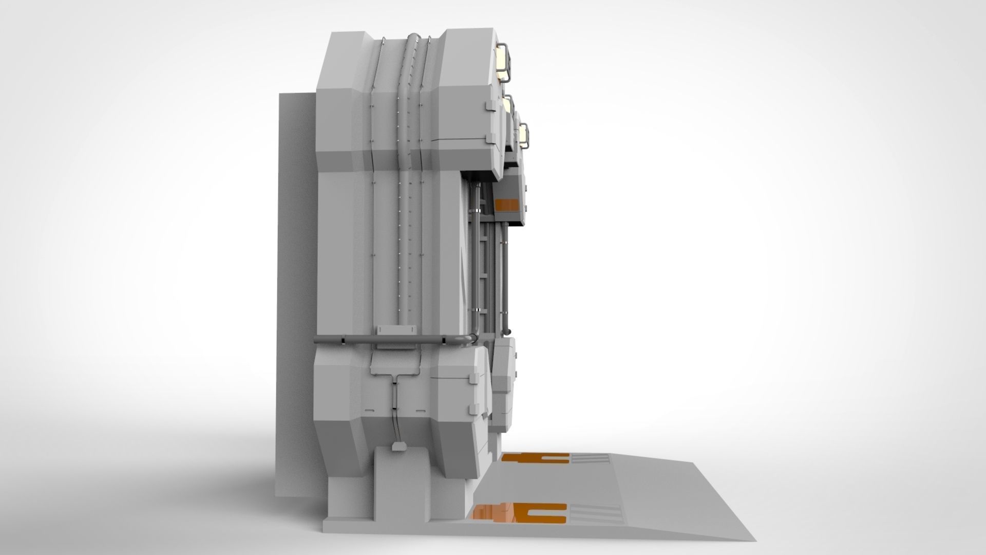 sci fi door 10 3D model_6