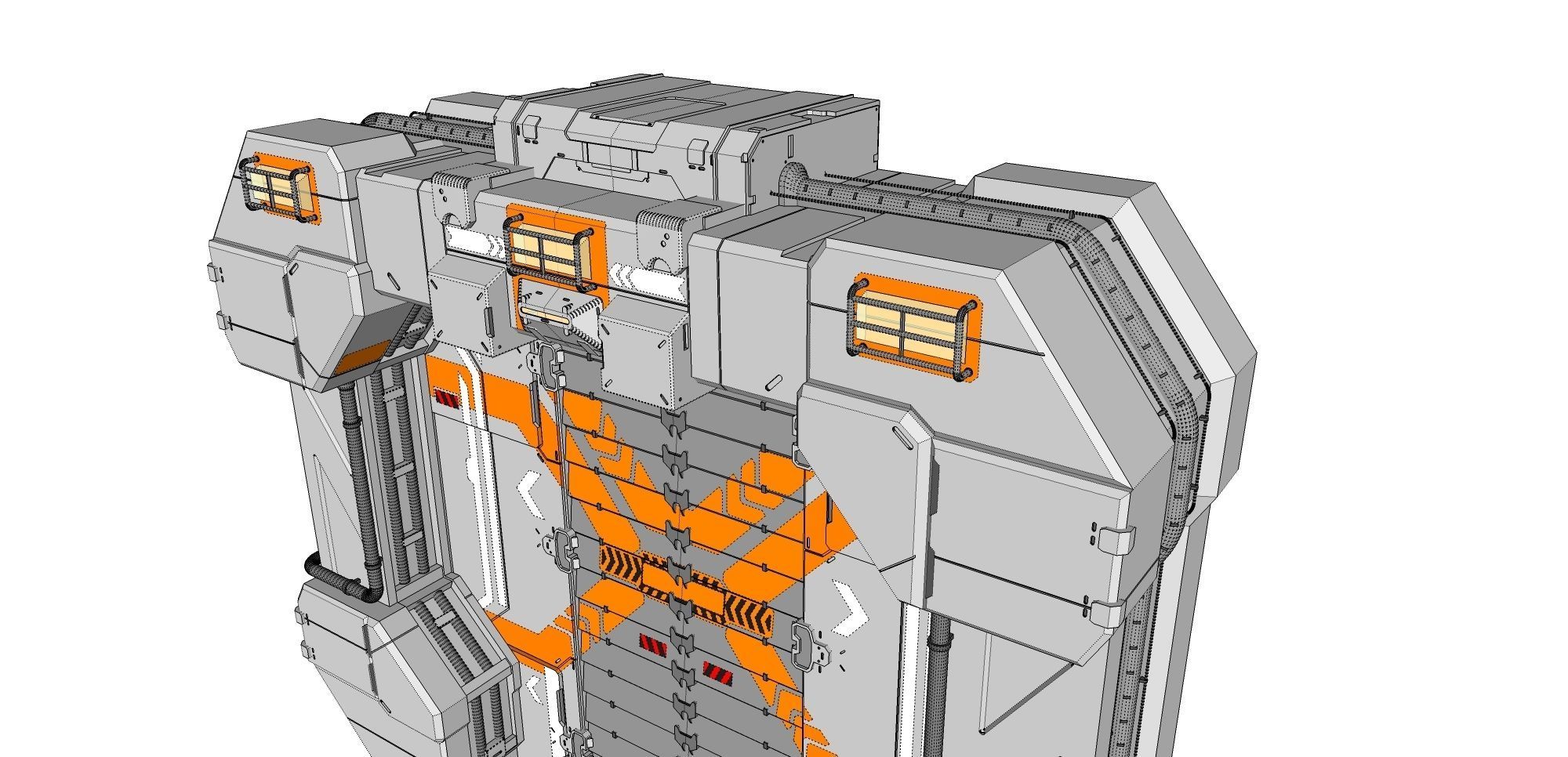 sci fi door 10 3D model_14