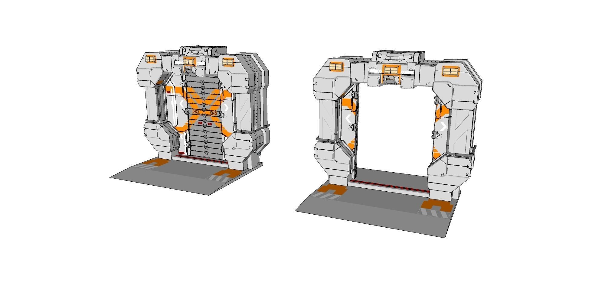 sci fi door 10 3D model_12