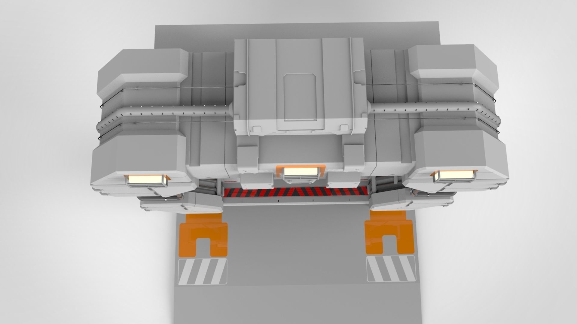 sci fi door 10 3D model_5
