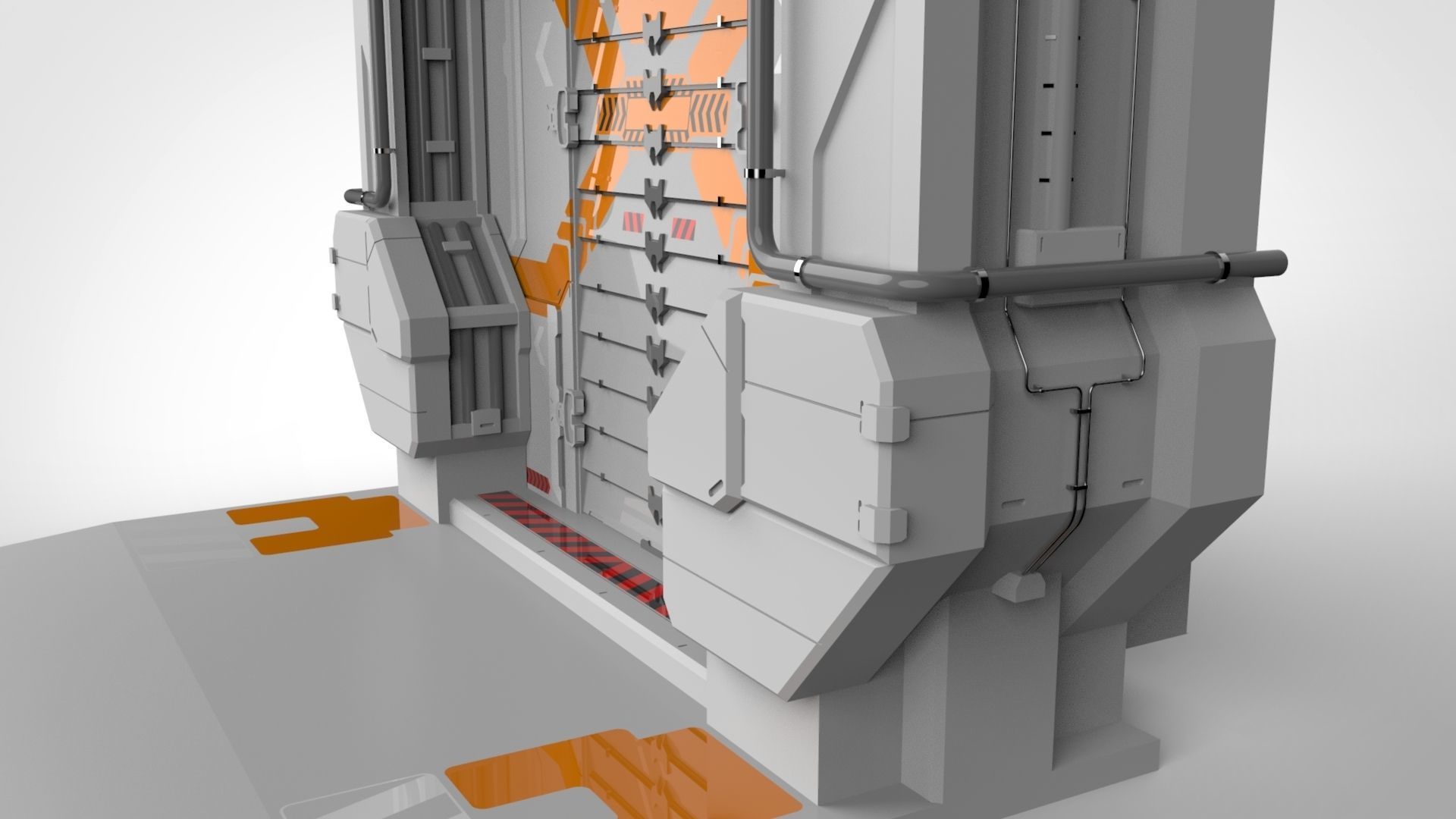 sci fi door 10 3D model_10