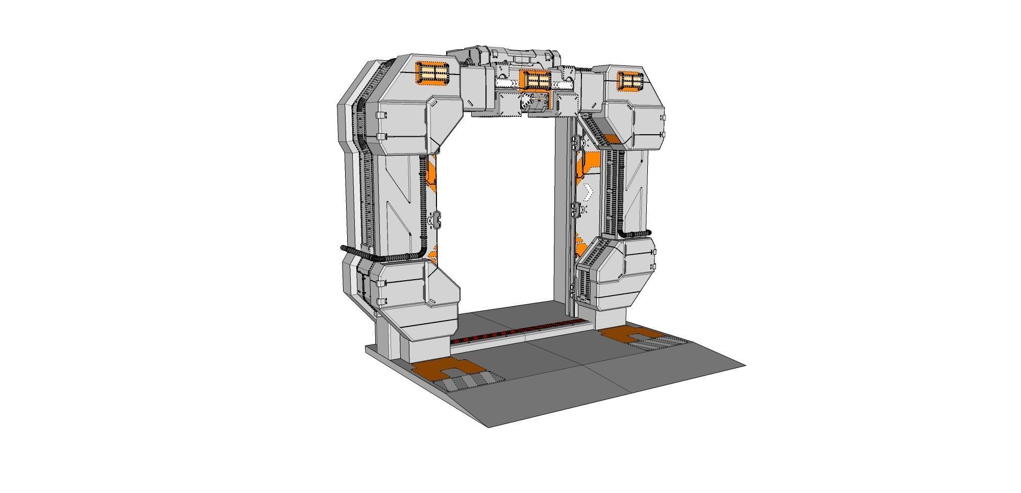 sci fi door 10 3D model_22