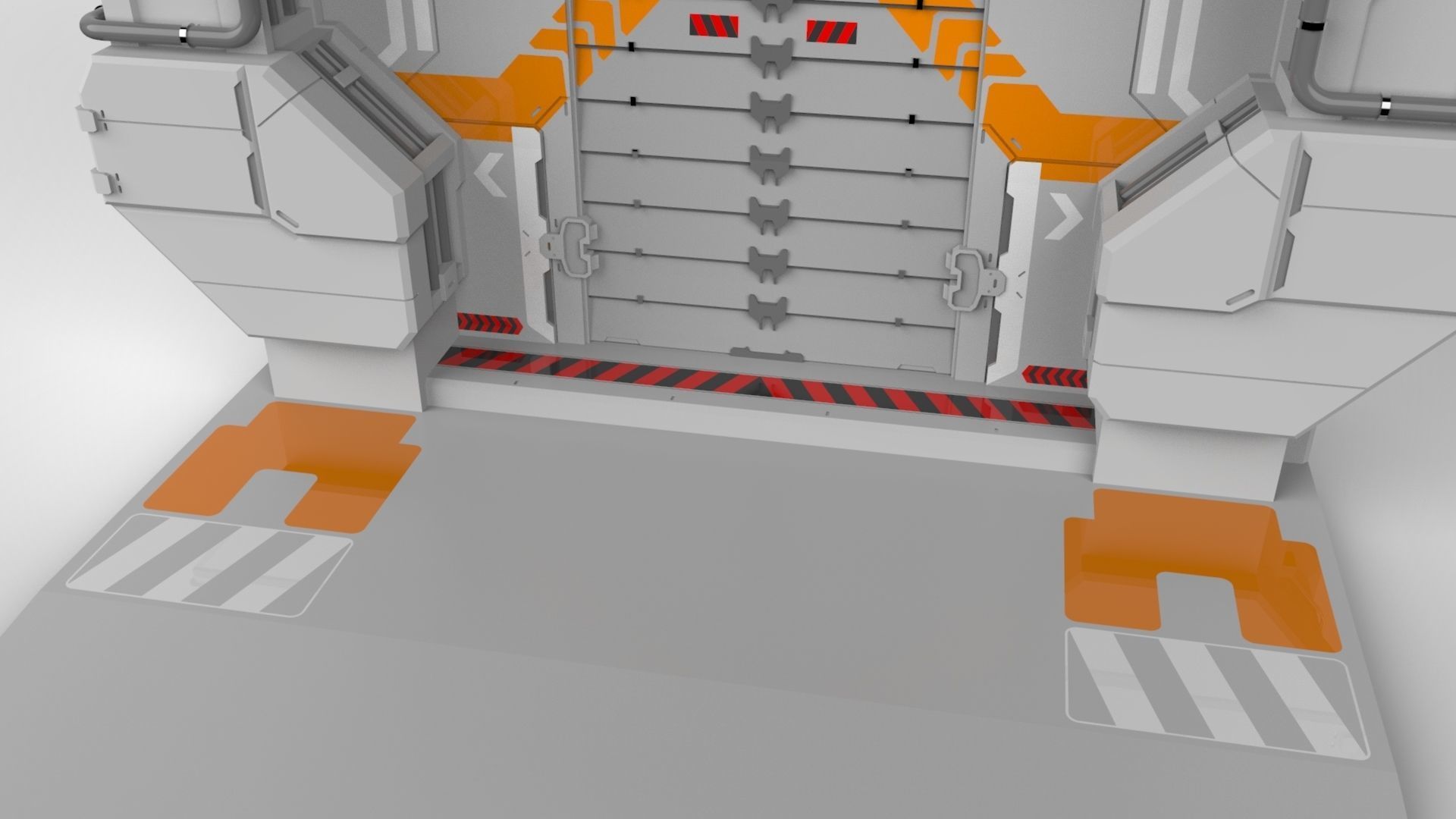 sci fi door 10 3D model_9
