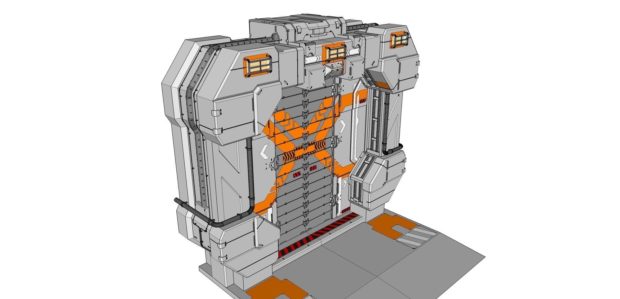 sci fi door 10 3D model_17