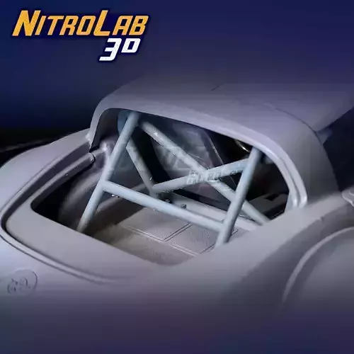 Custom Rollcage for Revell  Corvette C3 modelkit 1-25th scale