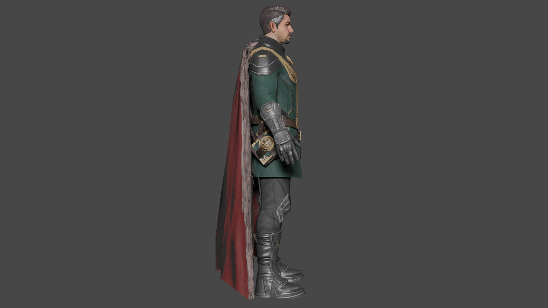 Secret Wars Doctor Strange Low-poly 3D model_2