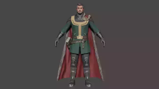 Secret Wars Doctor Strange Low-poly 3D model