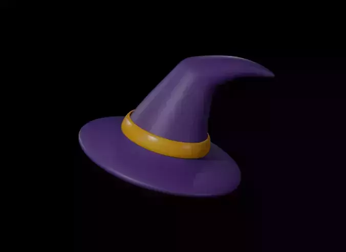 Low poly Wizard hat