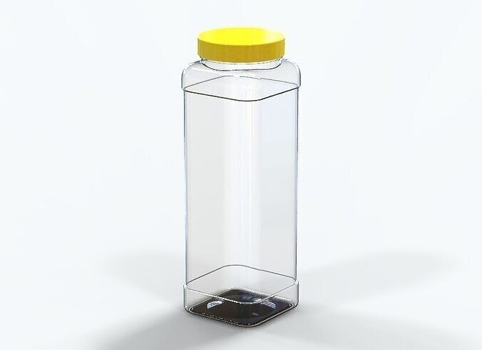Plastic Jar 500gm 3D print model