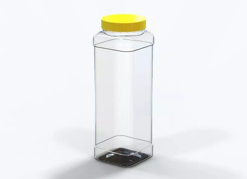 Plastic Jar 500gm 3D print model