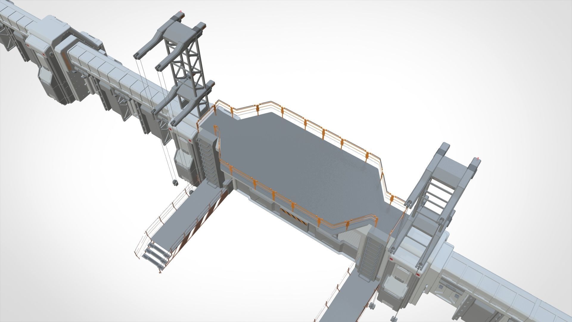 sci-fi Wall 3 3D model_19