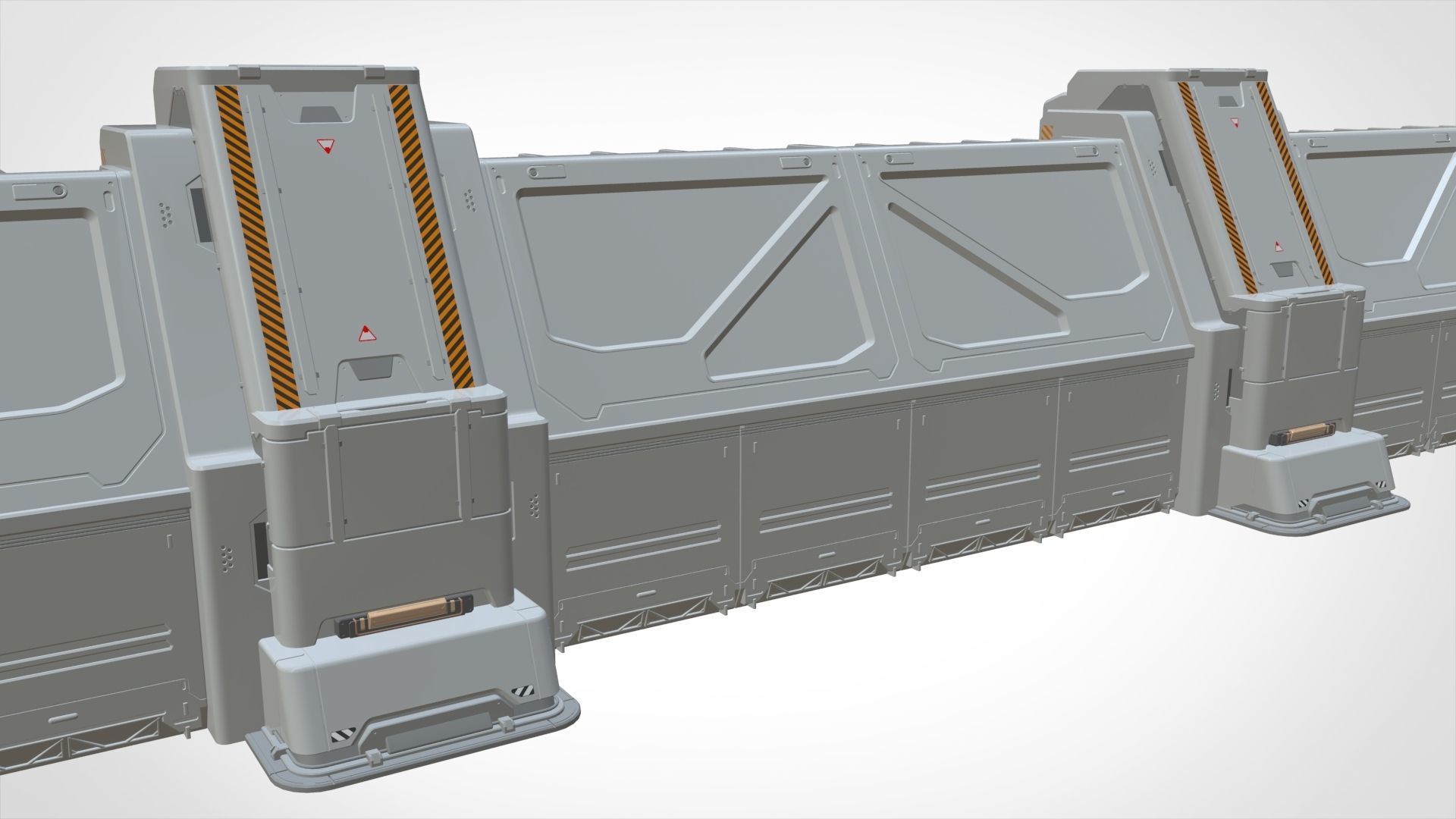 sci-fi Wall 3 3D model_11