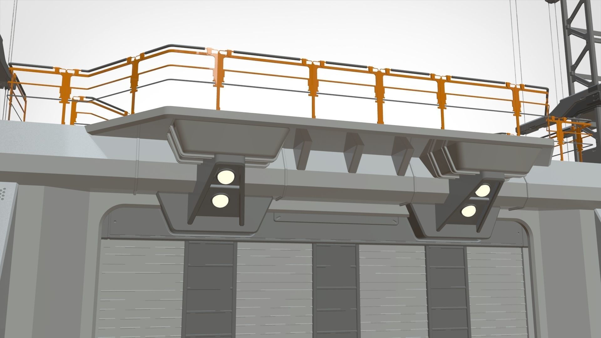 sci-fi Wall 3 3D model_25