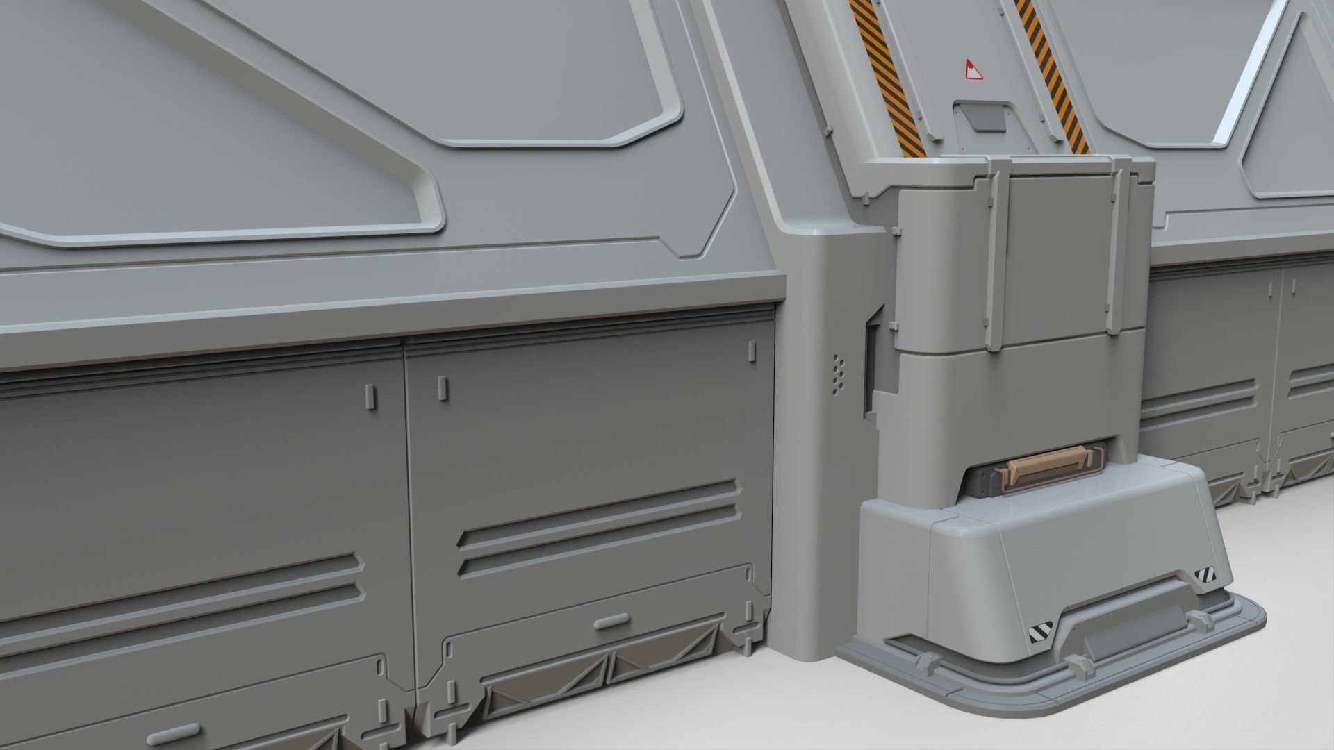 sci-fi Wall 3 3D model_12