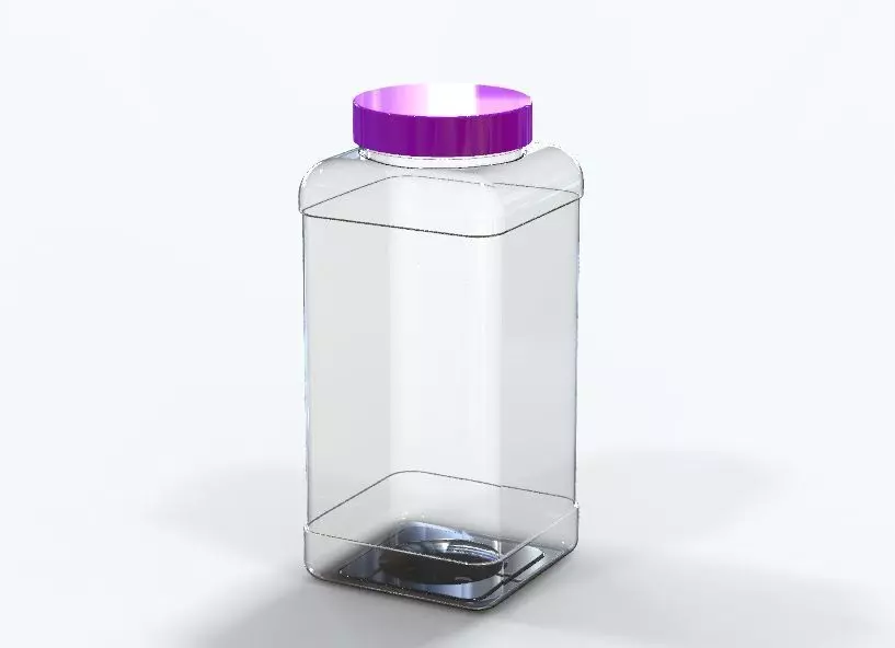 Plastic Jar 1000gm 3D print model
