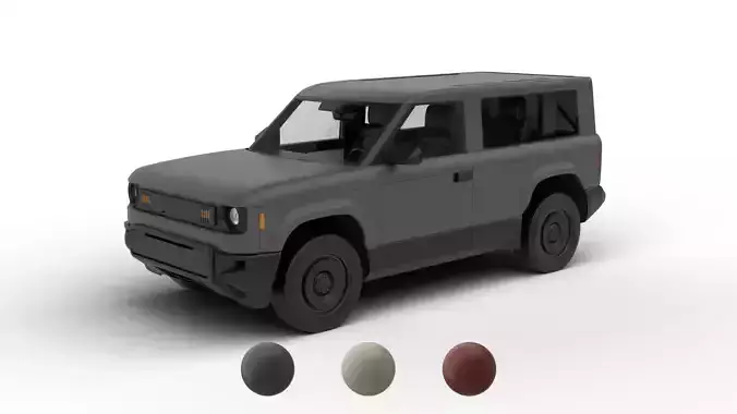 Slate Truck SUV 2027 3d model